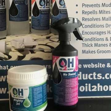 Oil 2 Horse No Sweat Spray and Might Jel
