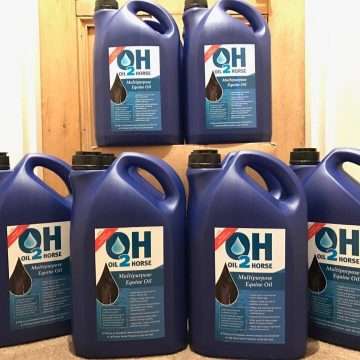 Oil 2 Horse Multipurpose Equine Oil Bottles