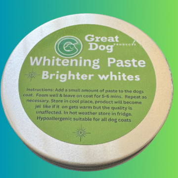 Dog Coat Whitener - brighter whites for all breeds